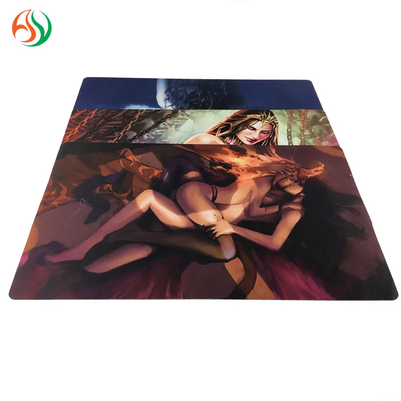 Большой игровой коврик с аниме девушкой AY Naked, большой заводской коврик для мыши