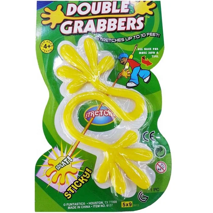 Novelty Glowing Sticky Double Hand Toys/Plastic Sticky Hand Toys