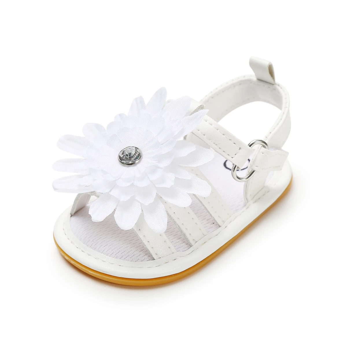 2020 Summer PU Leather Flower Newborn shoes girl toddler sandals