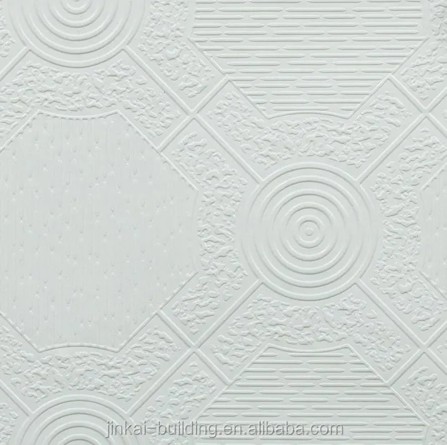 PVC Gypsum Ceiling tile in construction