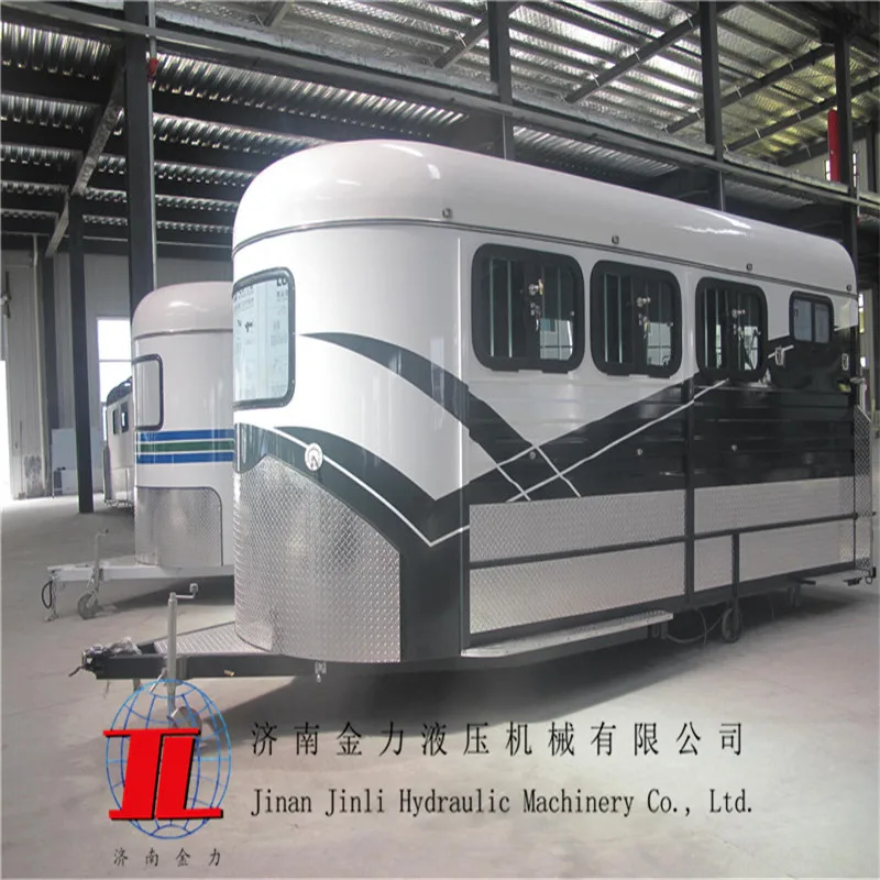 hot sale  trailer for 3 horse extended with kitchen travel trailer  Australian standard