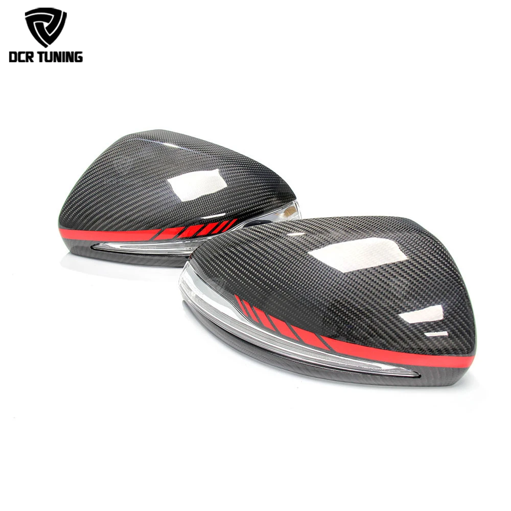 Replacement Style Carbon Fiber Mirror Cover For Mercedes Benz W205/W222 W238 CLS W257 LHD C63 2015+ C180 200 250 260