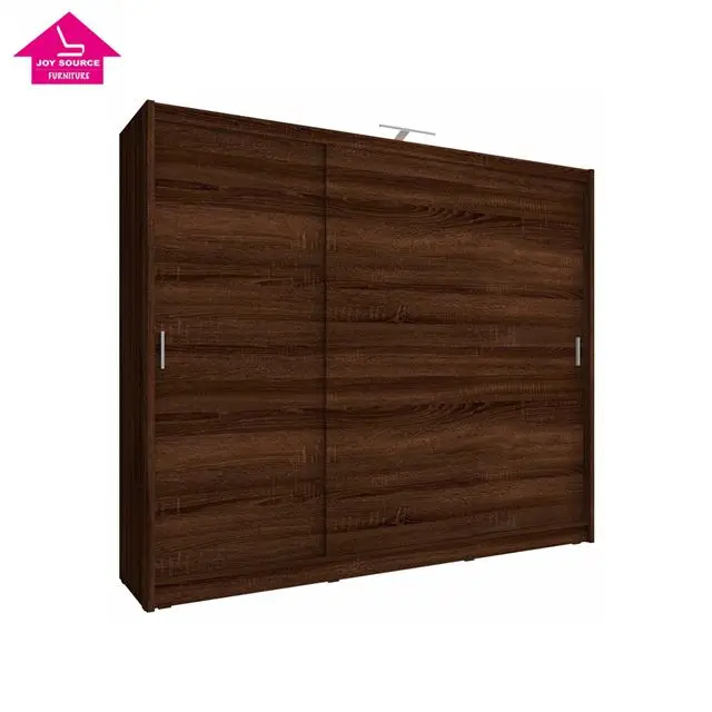 Modern design wardrobe wood bedroom furniture with sliding door manufactures direct