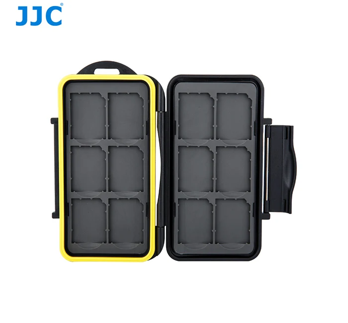 
JJC MC-SD12 SD Card Case, Waterproof Memory Card Holder,12 SD Card Cases Storage 