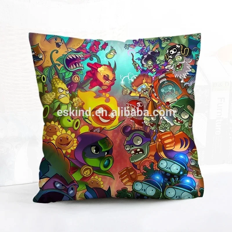 
Eskind Super Soft Sleeping Pillow Plants vs Zombies Throw Travel Pillow Christmas Birthday New Year Gift Cushion 