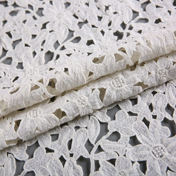 Latest stock a lot polyester chemical net embroidery bridal taiwan lace fabric dubai