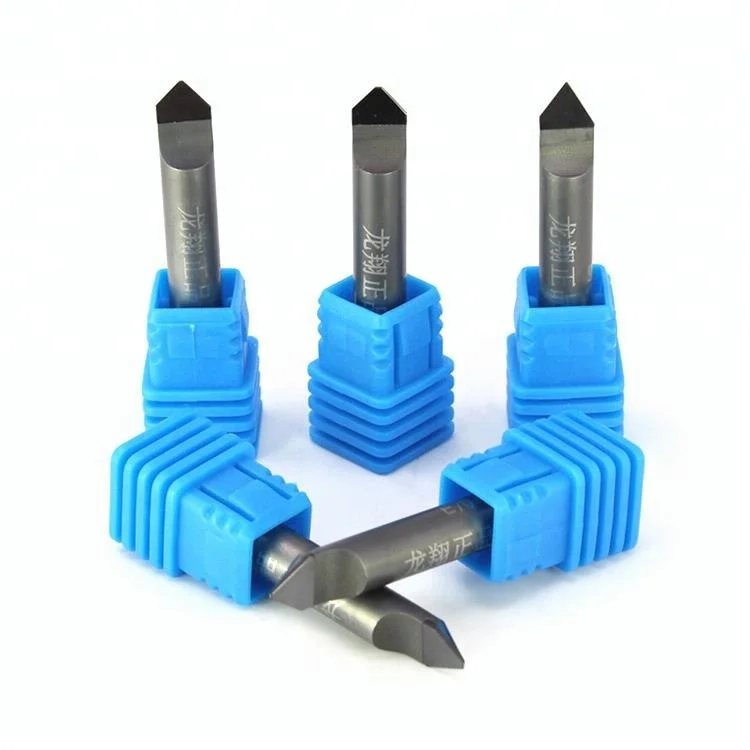 HSS Router End Mill Diamond Engraving Bit PCD Tools Stone Router Cutting Bit Hard Granite CNC Cutter For Marble