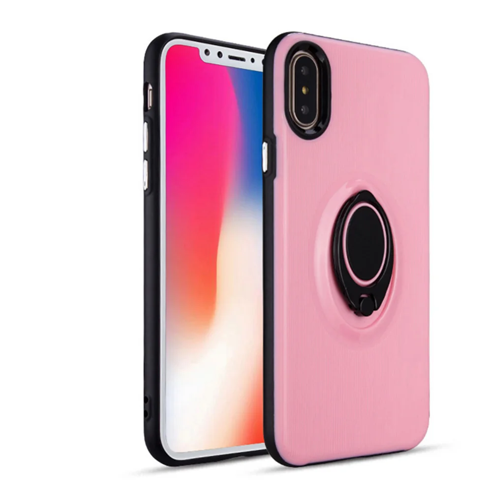 Высочайшее качество кольцо стенд кронштейн ТПУ PC combo чехол для телефона iPhone 7