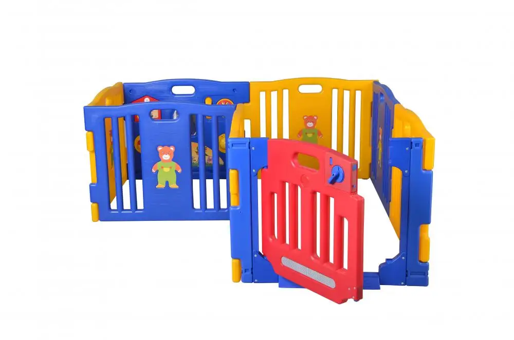 
New Design 8 Panel Safety Play Center Yard Pen Kids Home Indoor Outdoor Baby Playpen 