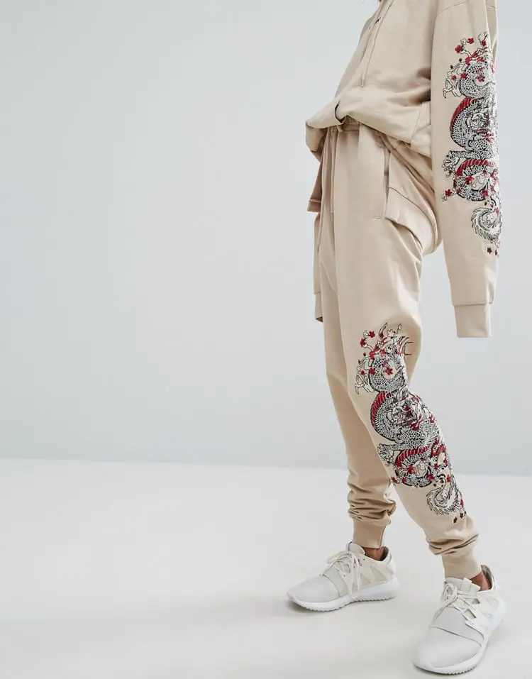 
Custom Women Sets Wholesale French Terry Hoody Plain Sweat Suits 