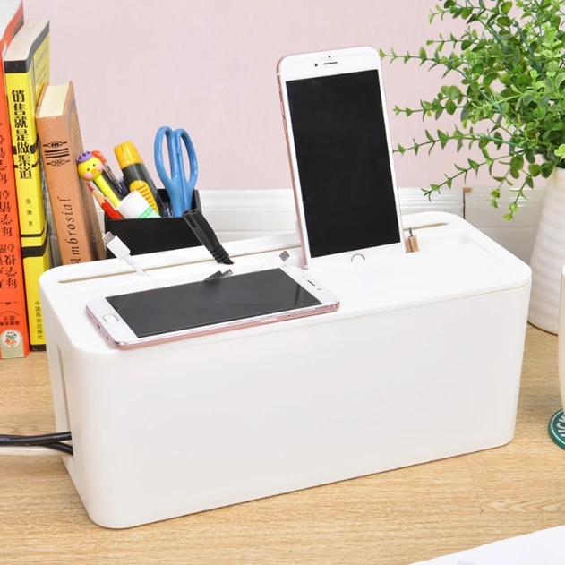 
Inno-Crea Desk Universal Desktop Storage Cable Management Box Organizer 