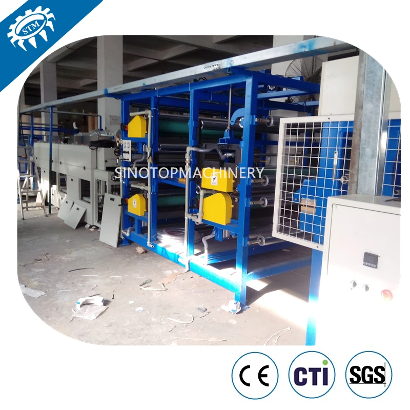 honeycomb cushion material making machine