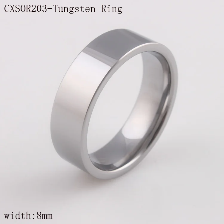 Men Design Simple Tungsten Ring Blank