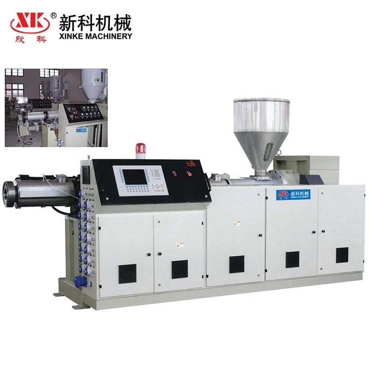 Одиночный экструдер для ПВХ, pp, pe, PP-R, abs