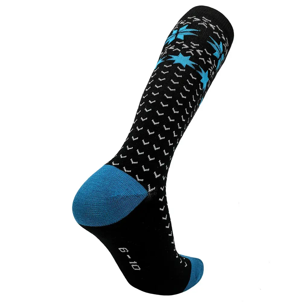 High quality multi color fashion light weight wool ski socks for men