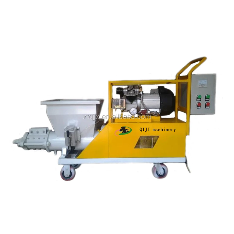 2017 new putty/gypsum/fireproof waterproof material/cement mortar automatic spraying price