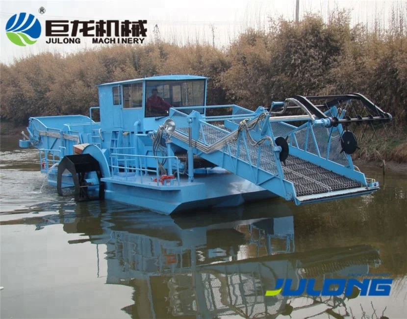 Julong Water harvest machine/ aquatic weed harvester for sale