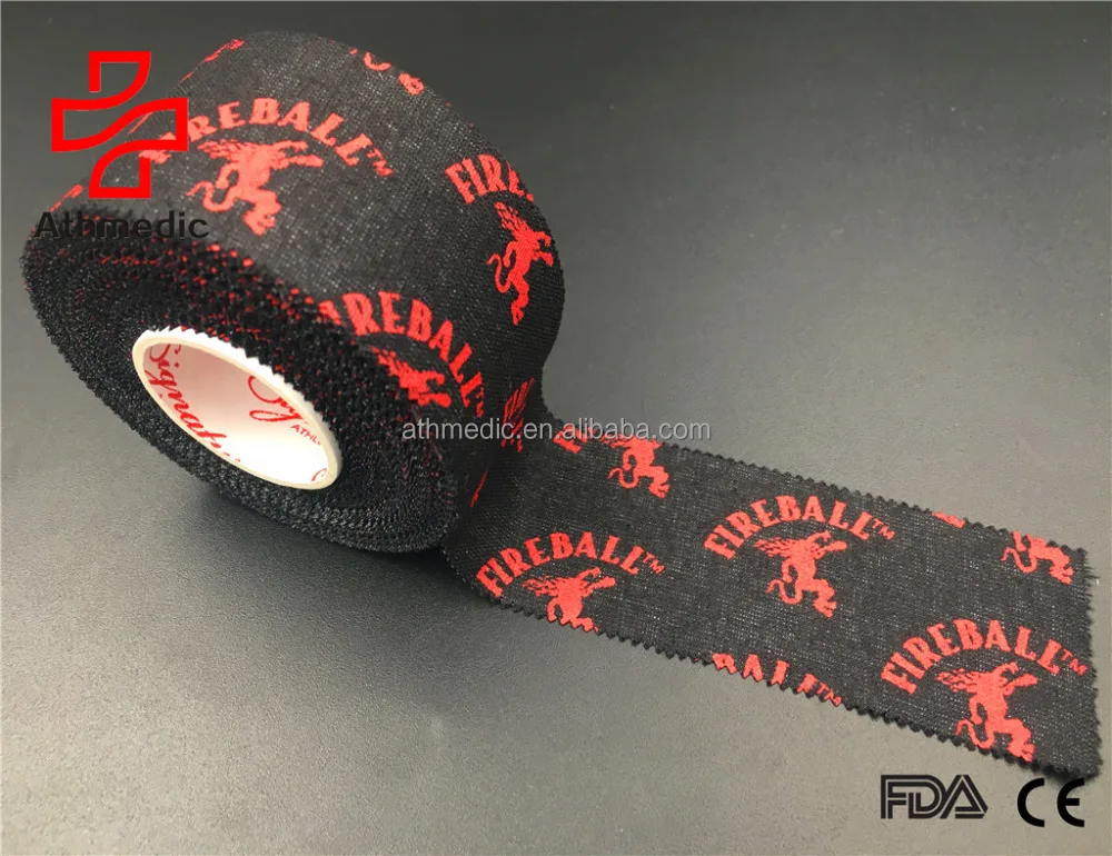 2021 Athmedic hand tear sport cotton customized logo rigid athletic tape customized logo rigid sports rigid strapping tape