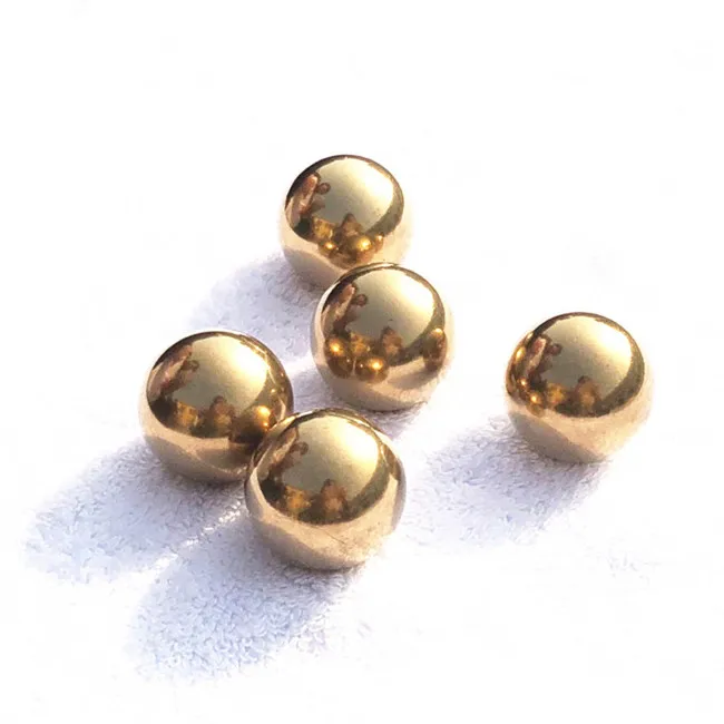 Китайская фабрика, латунные шарики 10 мм, твердые круглые латунные шарикоподшипники