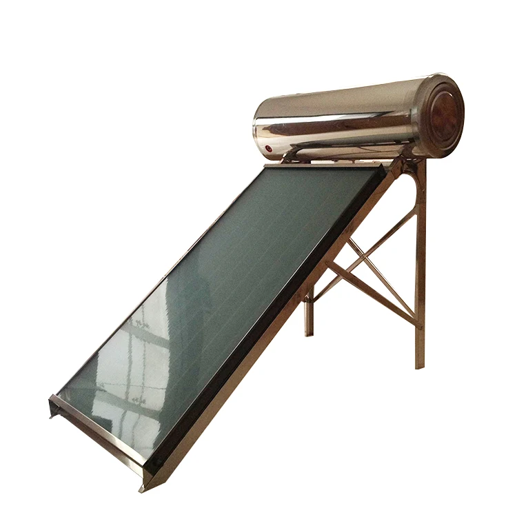 100/150 Liters Pressurized Compact Flat Plate Heater Flat Panel Solar Water Heater For Global Market