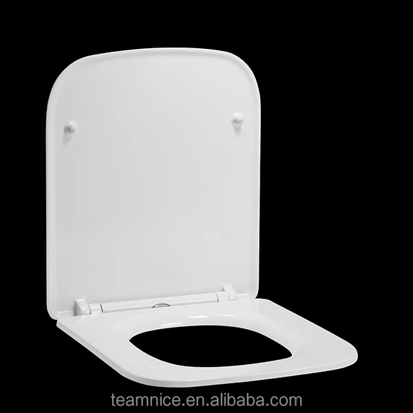 European Urea Square Shape universal one button and quick release toilet seat