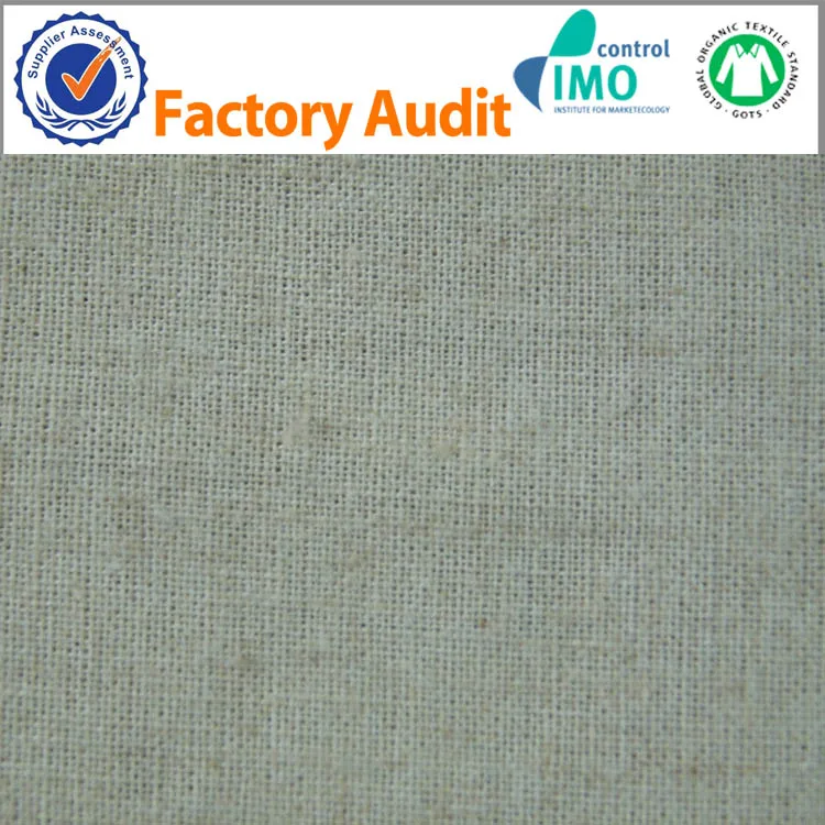 linen cotton fabric fabric for linen fabric clothing , bed linen 160gsm
