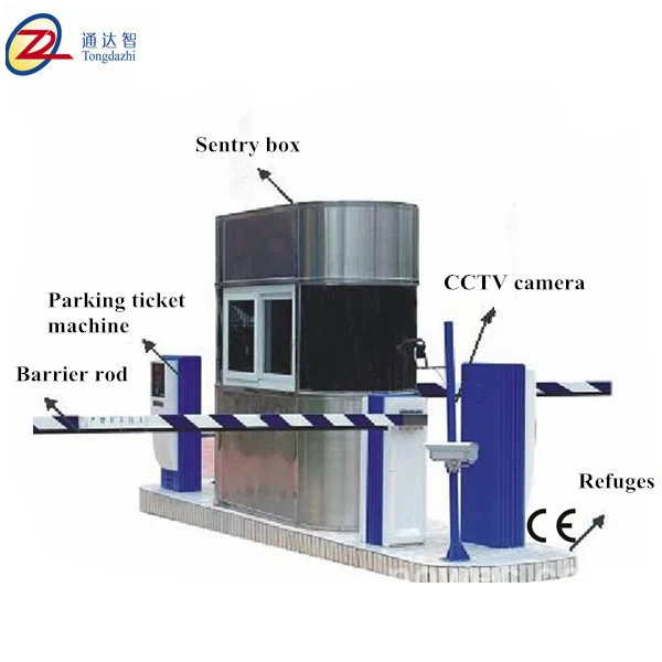 Vehicle access control electronic barrier gate with rfid parking barrier system