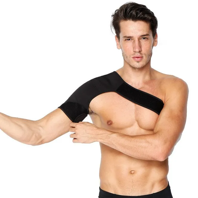 Adjustable Shoulder Support Brace pad Belt Band Strap Wrap Neoprene Shoulder Compression Sleeves Back Brace Guard