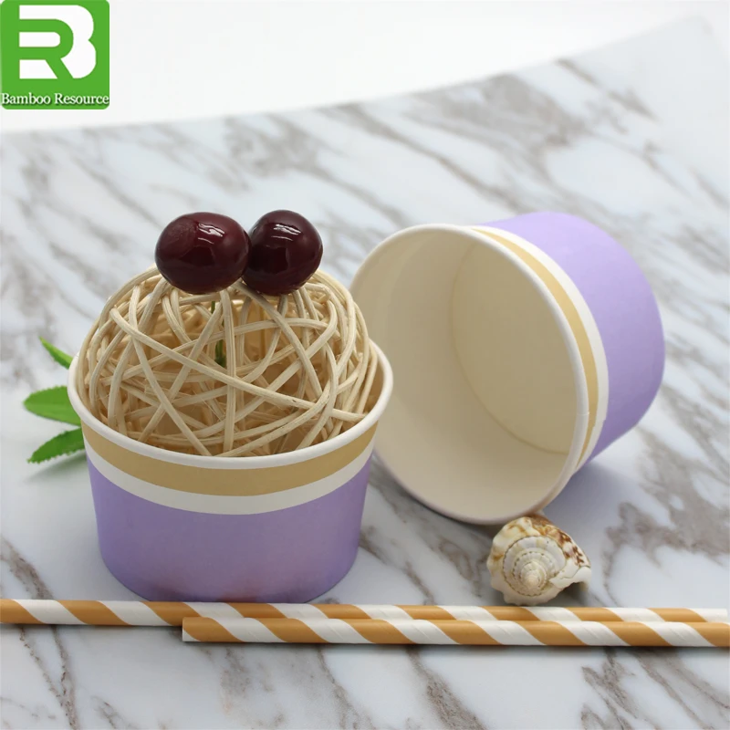 
Waterpoof Paper disposable ice cream cup 