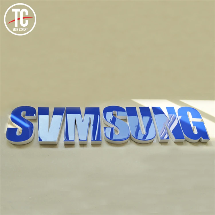 Samsung эпоксидная смола 3d логотип вывеска светодиодная буква полимерные