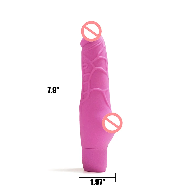 Factory direct 8 inch sex toy vibrator dildo and vibrator, 10 functions artificial big penis shape vibrator