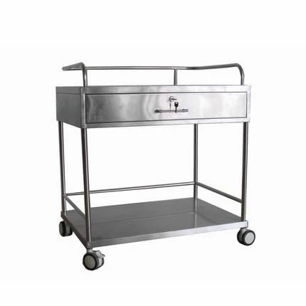 Stainless Steel Cart Metal wheelbarrow Kitchen Cart