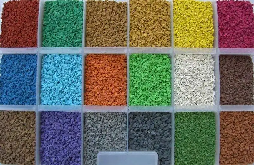 Epdm Synthetic Rubber Wet Pour Rubber Surfacing Epdm Granules For School Playground