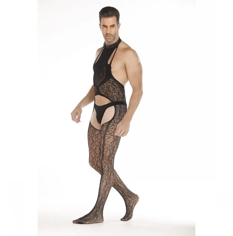 Мужские чулки в сеточку, боди, чулки, сексуальное мужское нижнее белье, нижнее белье