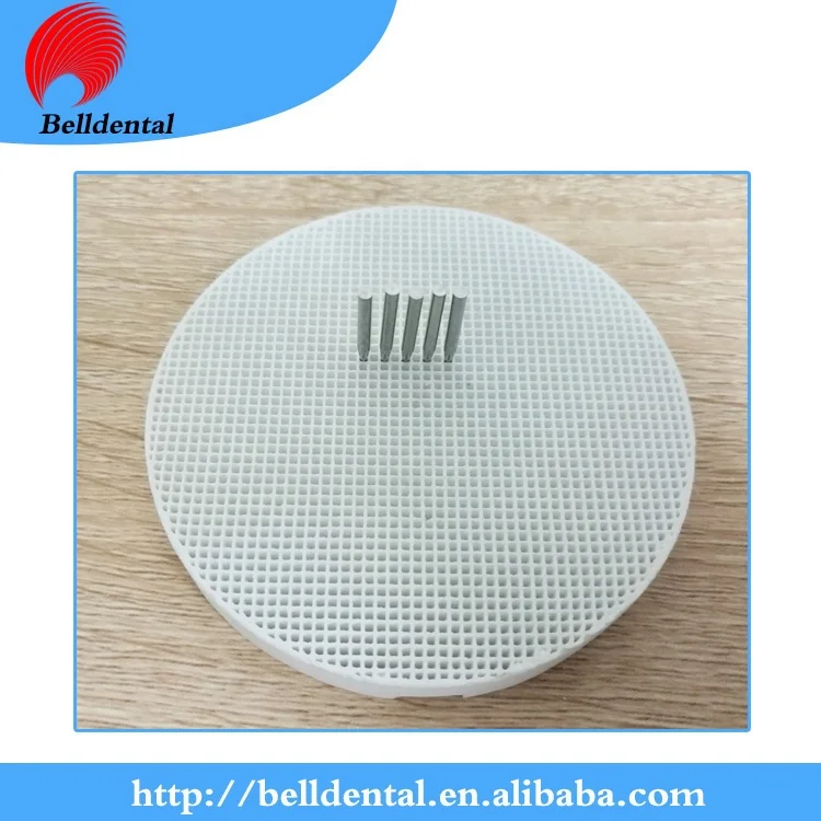 Dental Round / Square Ceramic Honeycomb Firing Tray with pins