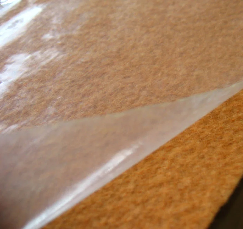 High Quality Needle Punched Non Woven Red Carpets With Film