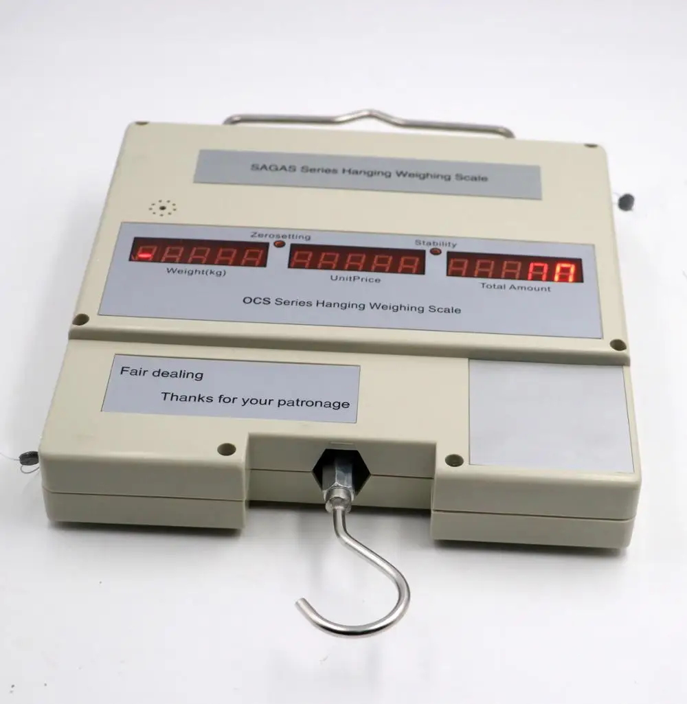 Precise Hanging Crane Electronic Price Computing Scale with Pan for Shop Retail 30kg