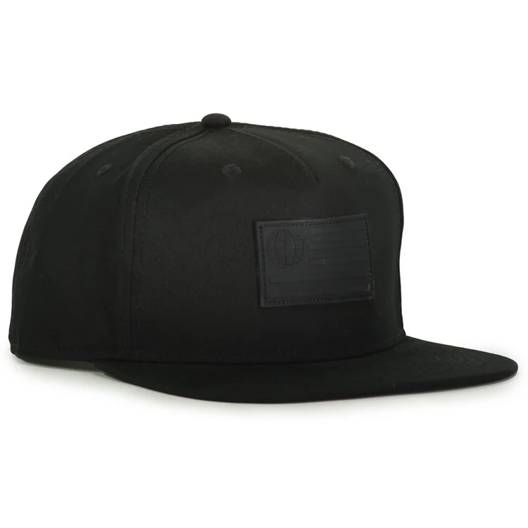 Custom Design Leather Label Men Woolen Snapback Hats Wholesale