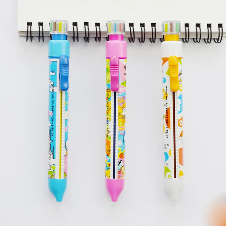 popular products 2018 plastic holder mechanical color crayon set