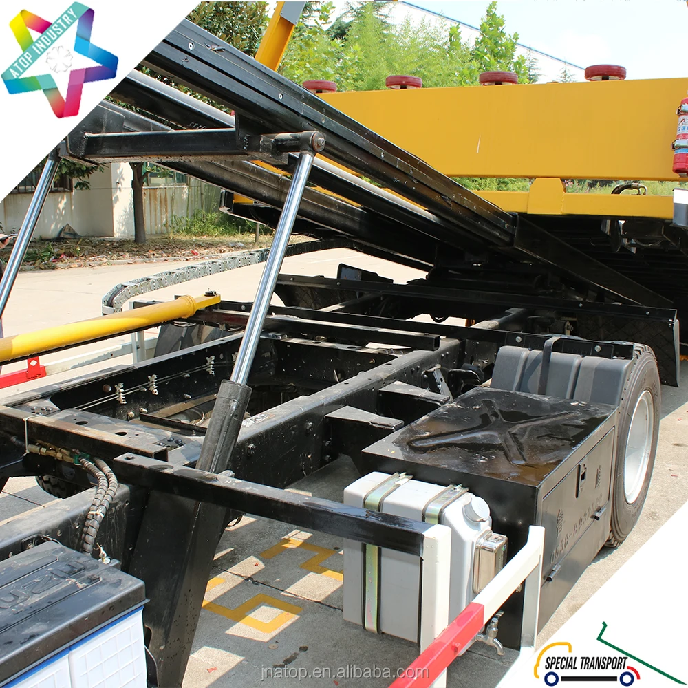 ATOP 7.0T middle duty rollback truck 700P NPR chassis tow truck hydraulic