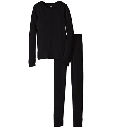 Термобелье вафельное для взрослых и мальчиков с круглым вырезом