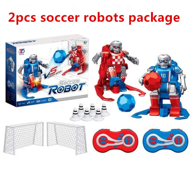 Smart RC Robot Cartoon Play Soccer Robot Remote Control Toys Electric Football Robot Indoor Toys for Children