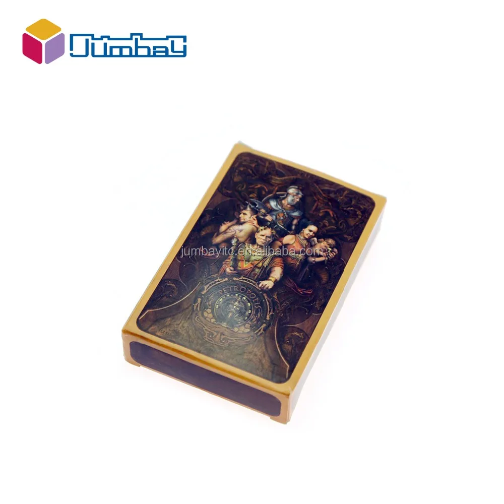 Professional custom bridge size playing cards new types customized printing league of legends poker card