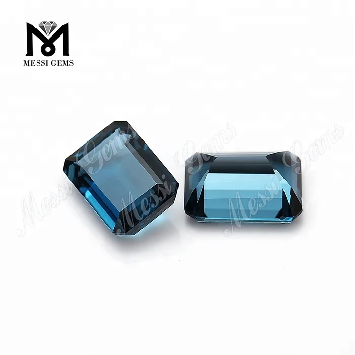 Wholesale London Blue 12*16mm Natural Topaz Gemstones