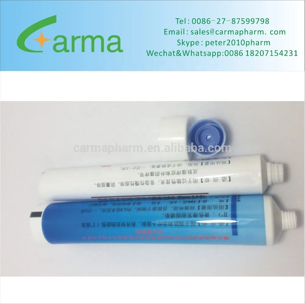 2024 High Quality Collapsible Aluminium Cosmetic Tube Ointment Tube Cream Tube