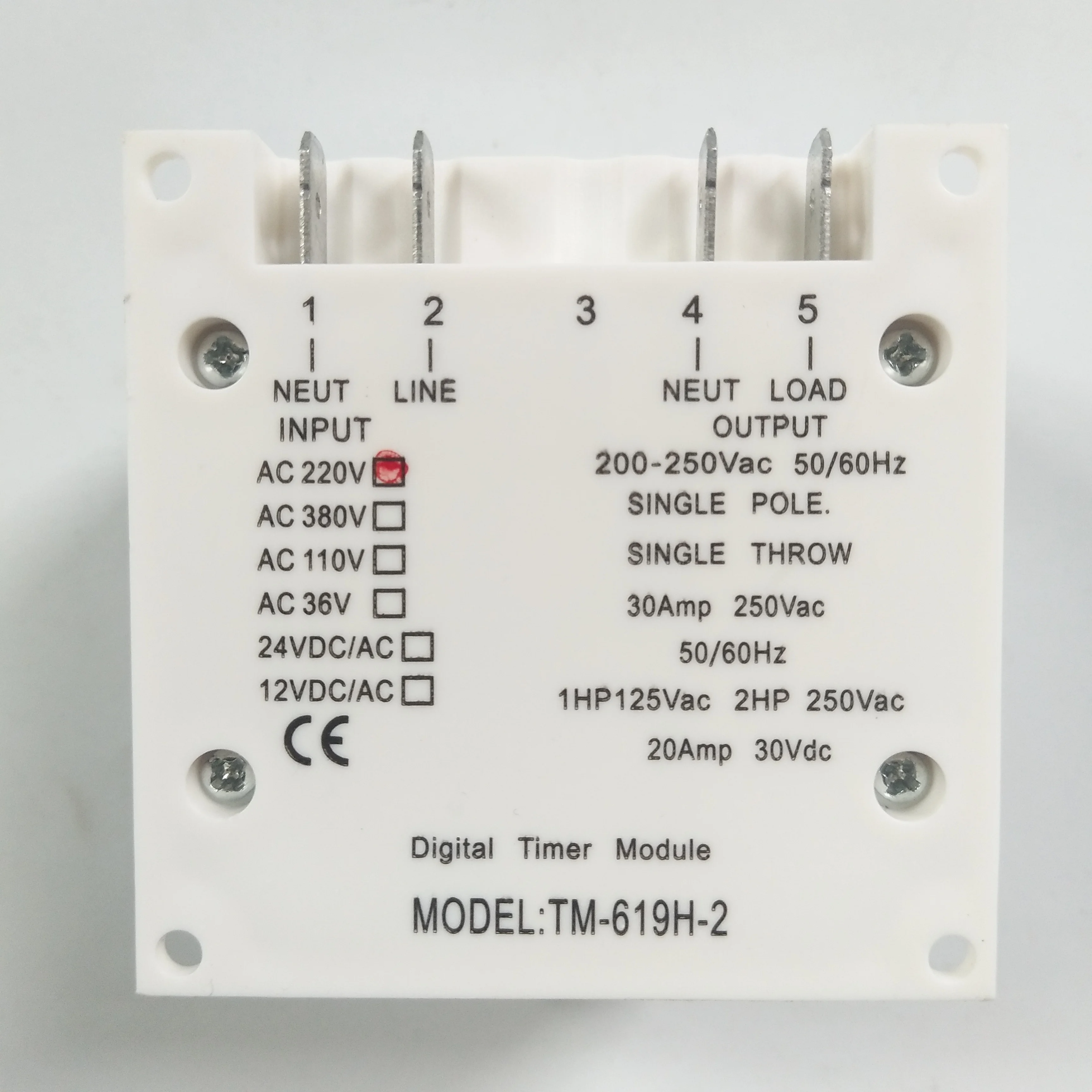  Цифровой таймер Frontier TM619 30A 220V 110V 24V