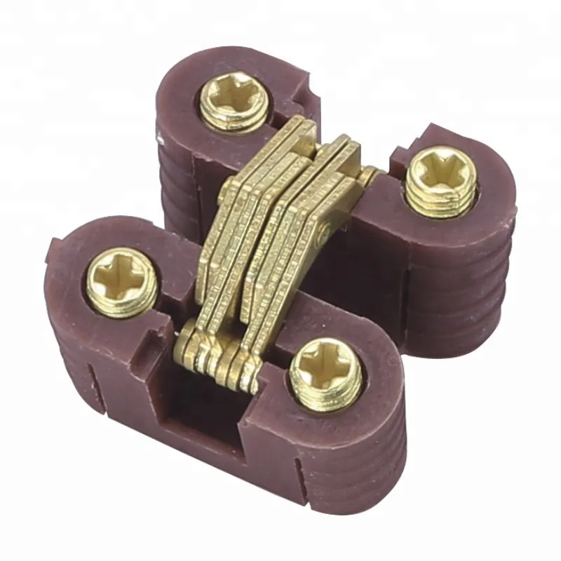 Round hidden plastic hinge for flap table/180 degree hinge