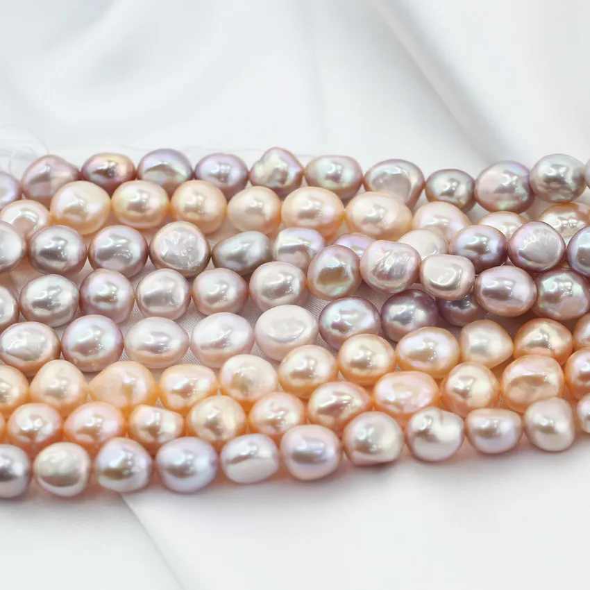 10-11mm 3A grade can make large hole drilled fresh water natural freshwater large baroque pearls