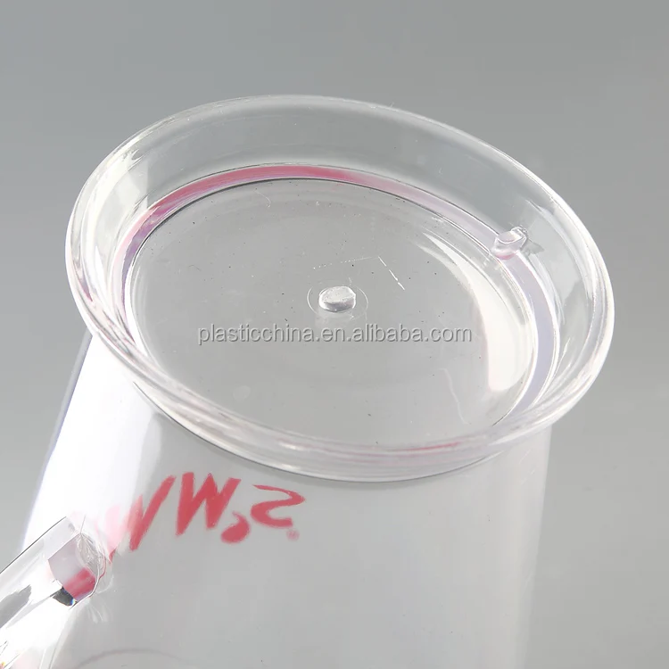 Plastic Drink Pitcher Plastic Stackable Beer Pitcher Jug For Bar Transparent Plastic Beer Pitcher