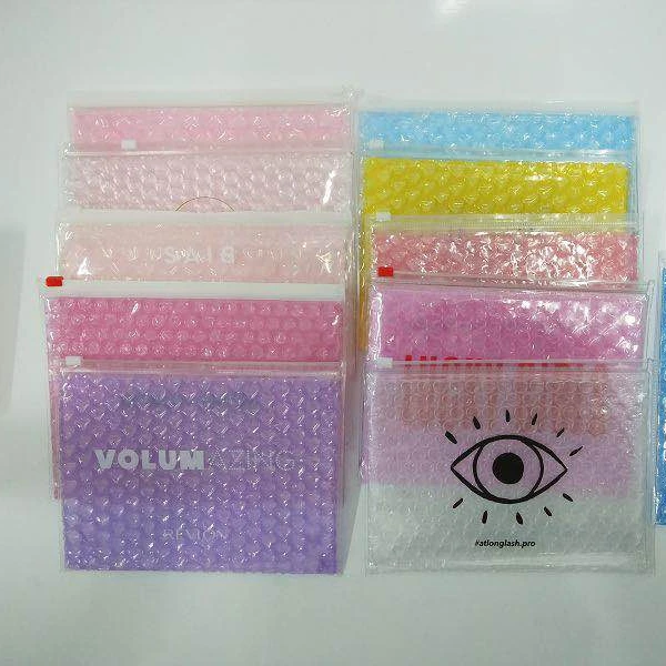 
Inflatable plastic air cushion bag filling packaging with ziplock 
